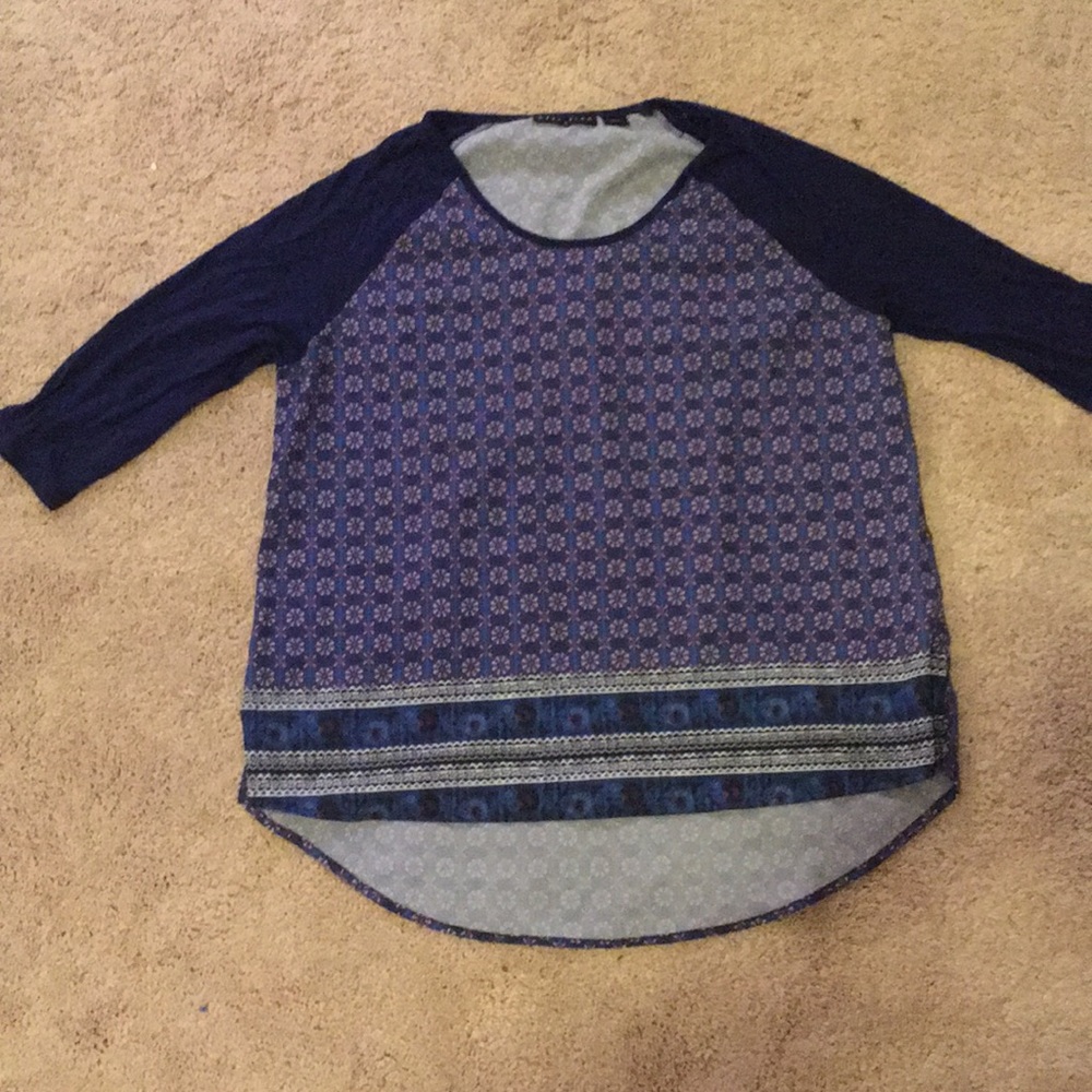3 quarter sleeve top